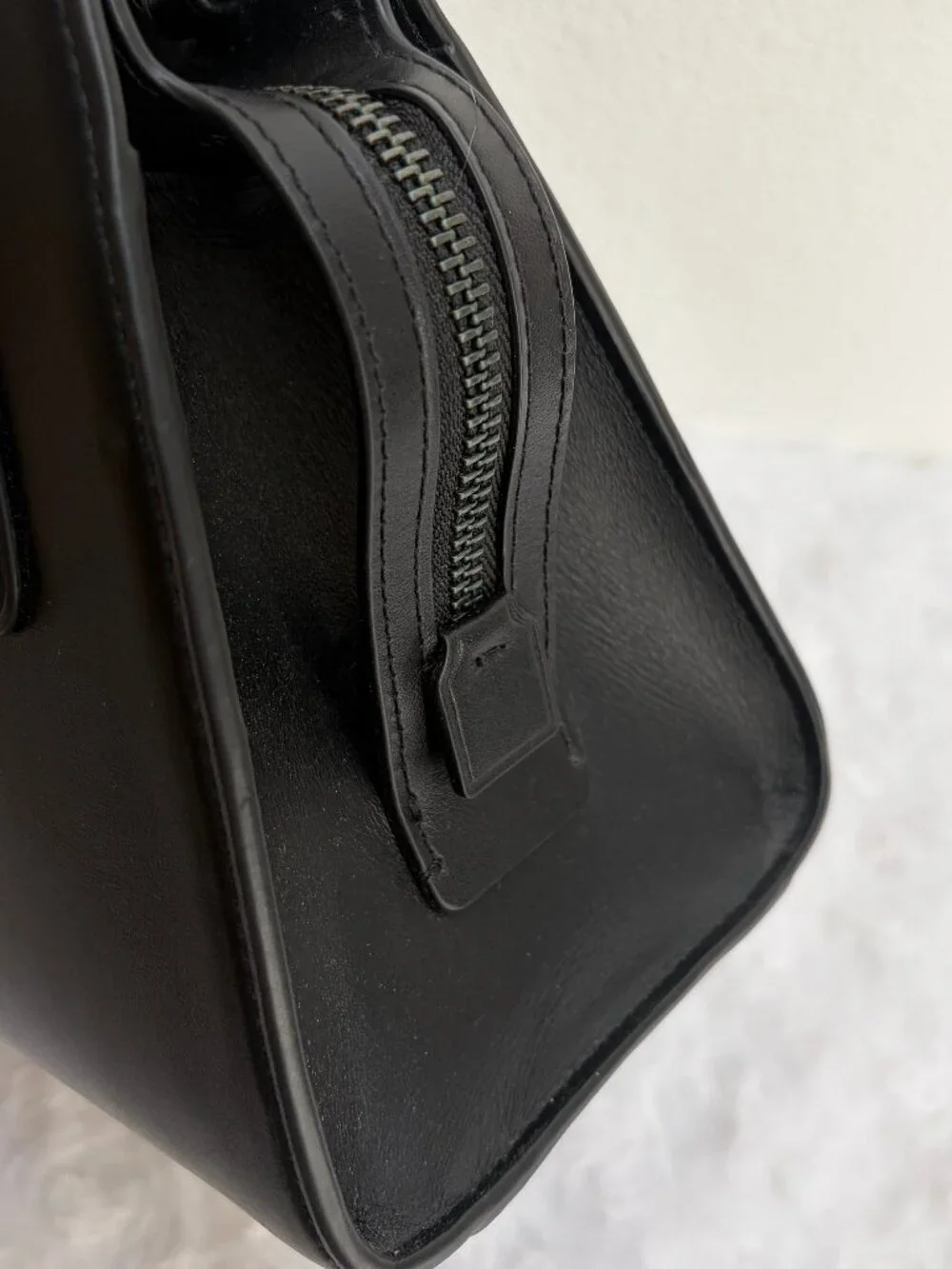 NWOT COACH Andrea Carryall Bag - Smooth Black Napa Leather - CP081 - MSRP $428